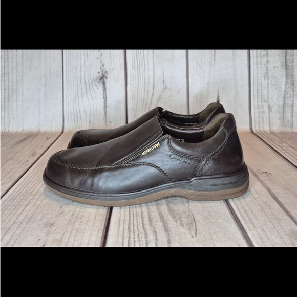 Mephisto Men's Size 12 Davy Dark Brown Leather Slip-On Rain Shoes ($320) - Picture 4 of 15